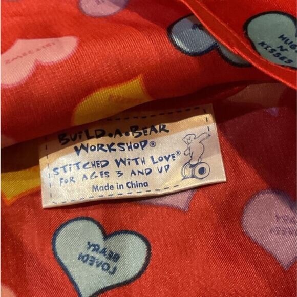 Build-A-Bear Valentine's Day pajamas Candy Hearts Tank Top - Picture 4 of 5